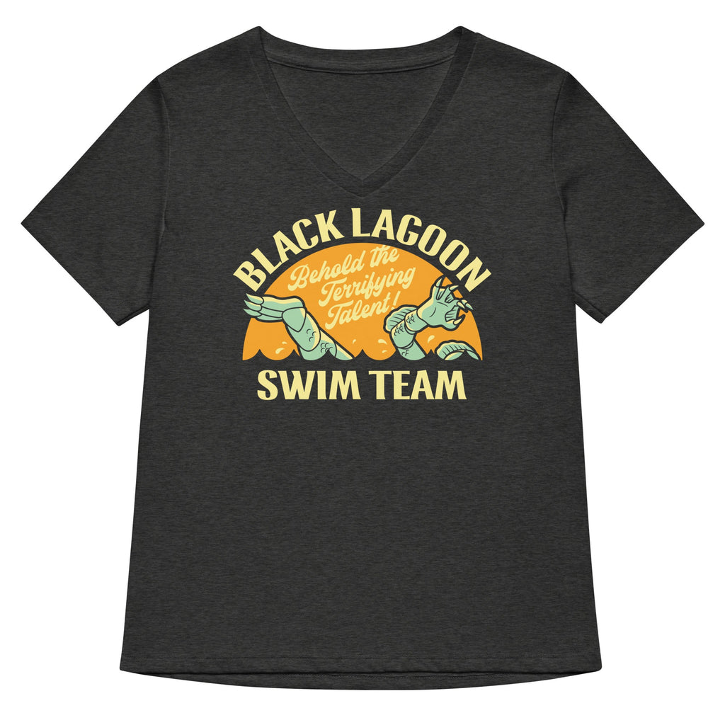 Black Lagoon Swim Team Women's V-Neck Tee product image 3
