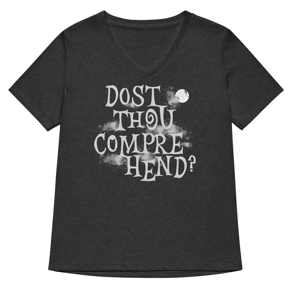 Dost Thou Comprehend? Women's V-Neck Tee product image 1
