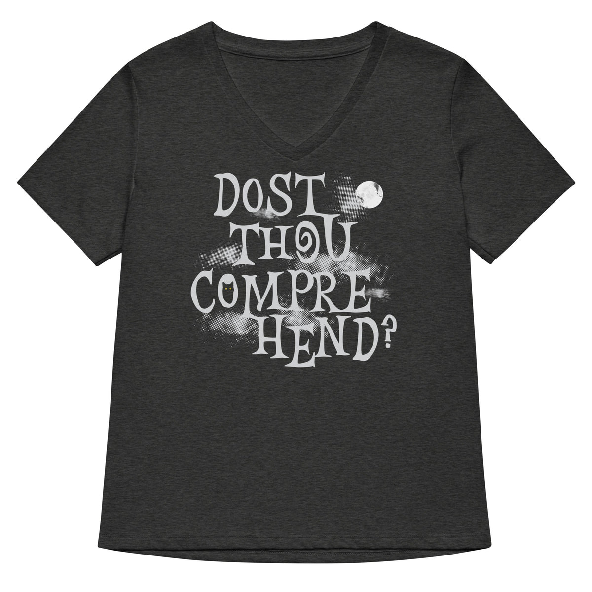 Dost Thou Comprehend? Women's V-Neck Tee product image 1