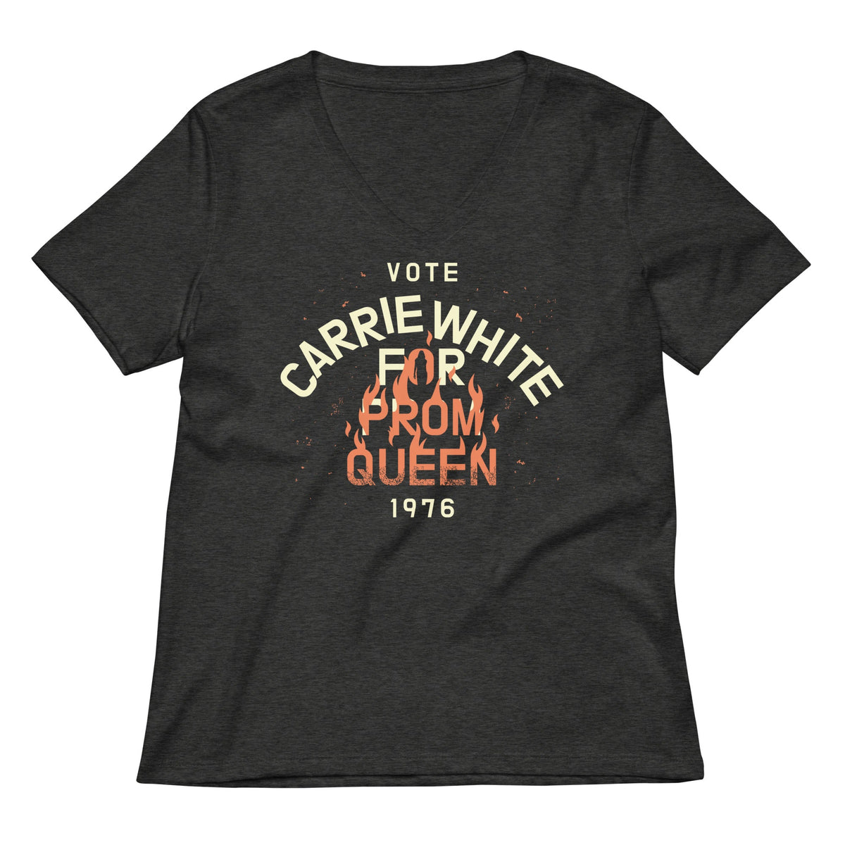 Vote Carrie White For Prom Queen Women's V-Neck Tee product image 3
