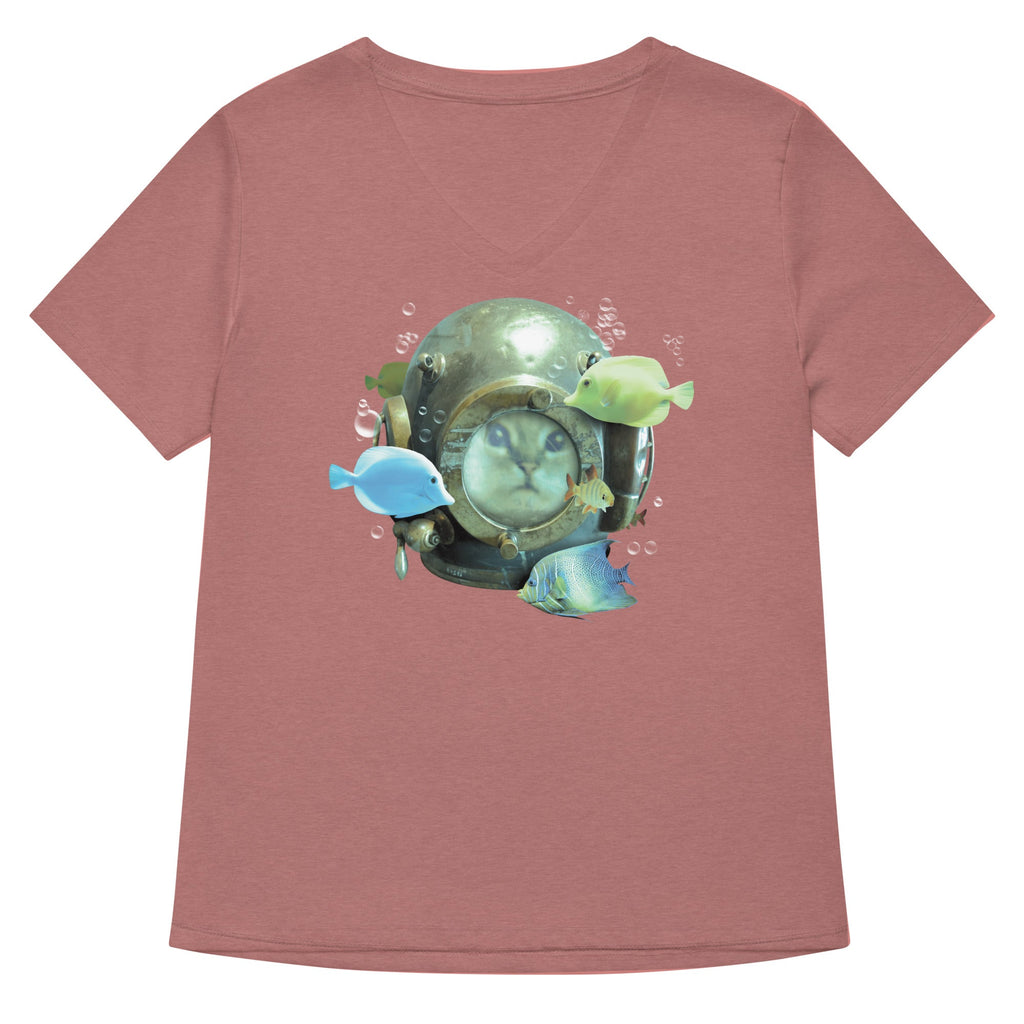 20,000 Purrrs Under The Sea Women's V-Neck Tee product image 5