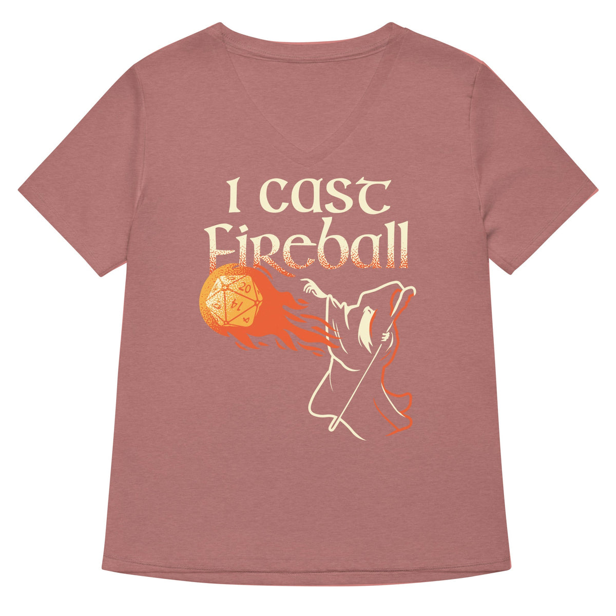 I Cast Fireball Women's V-Neck Tee product image 5