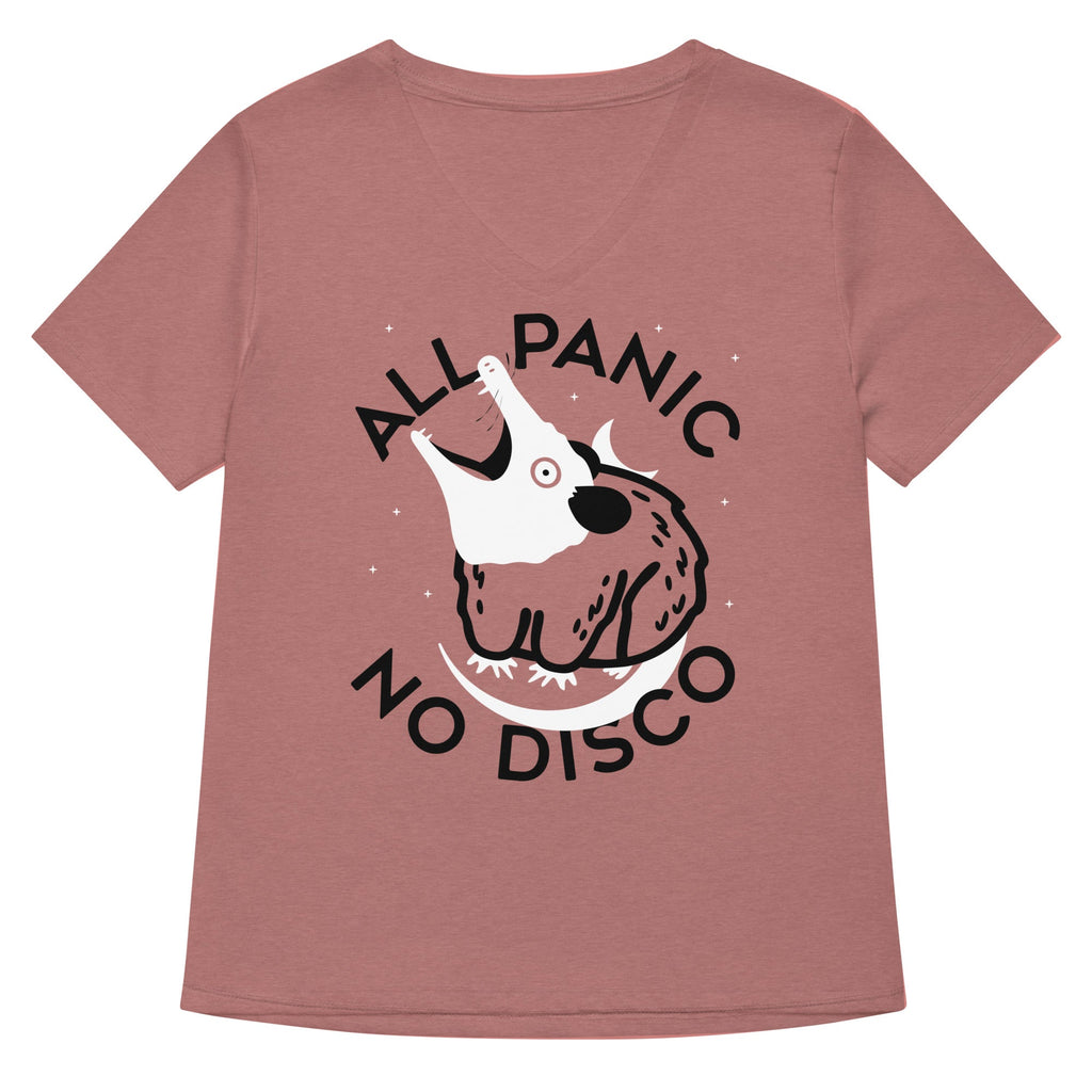 All Panic No Disco Women's V-Neck Tee product image 2