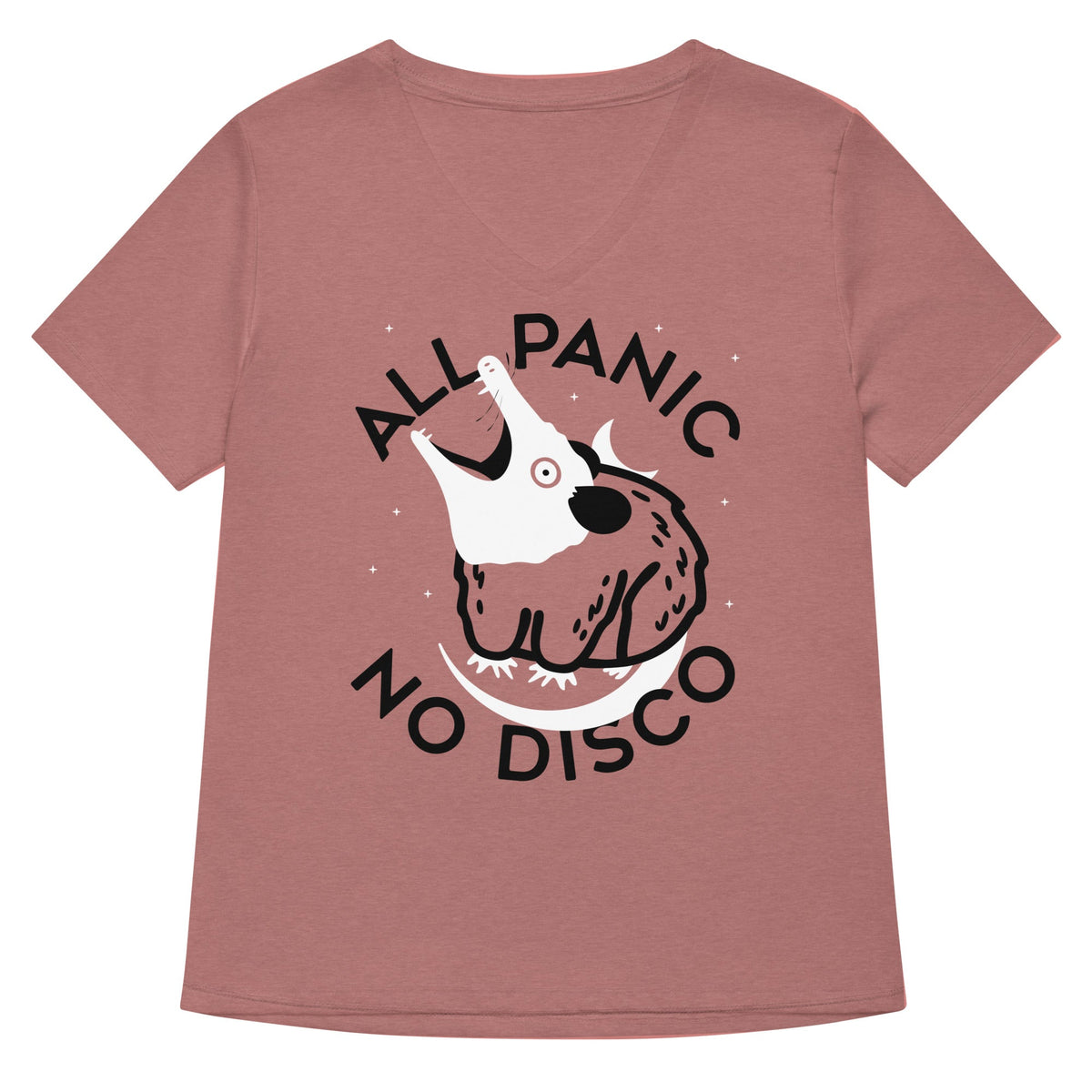 All Panic No Disco Women's V-Neck Tee product image 2