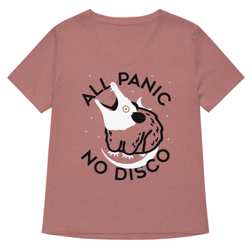 All Panic No Disco Women's V-Neck Tee product image 2