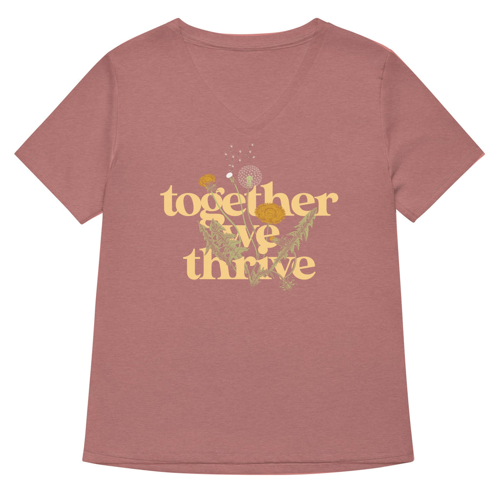 Together We Thrive Women's V-Neck Tee product image 5