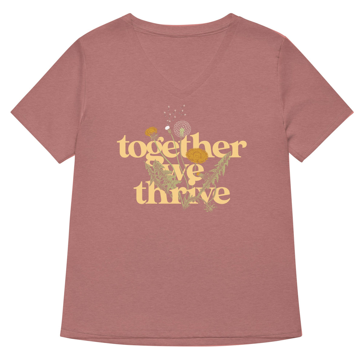 Together We Thrive Women's V-Neck Tee product image 5