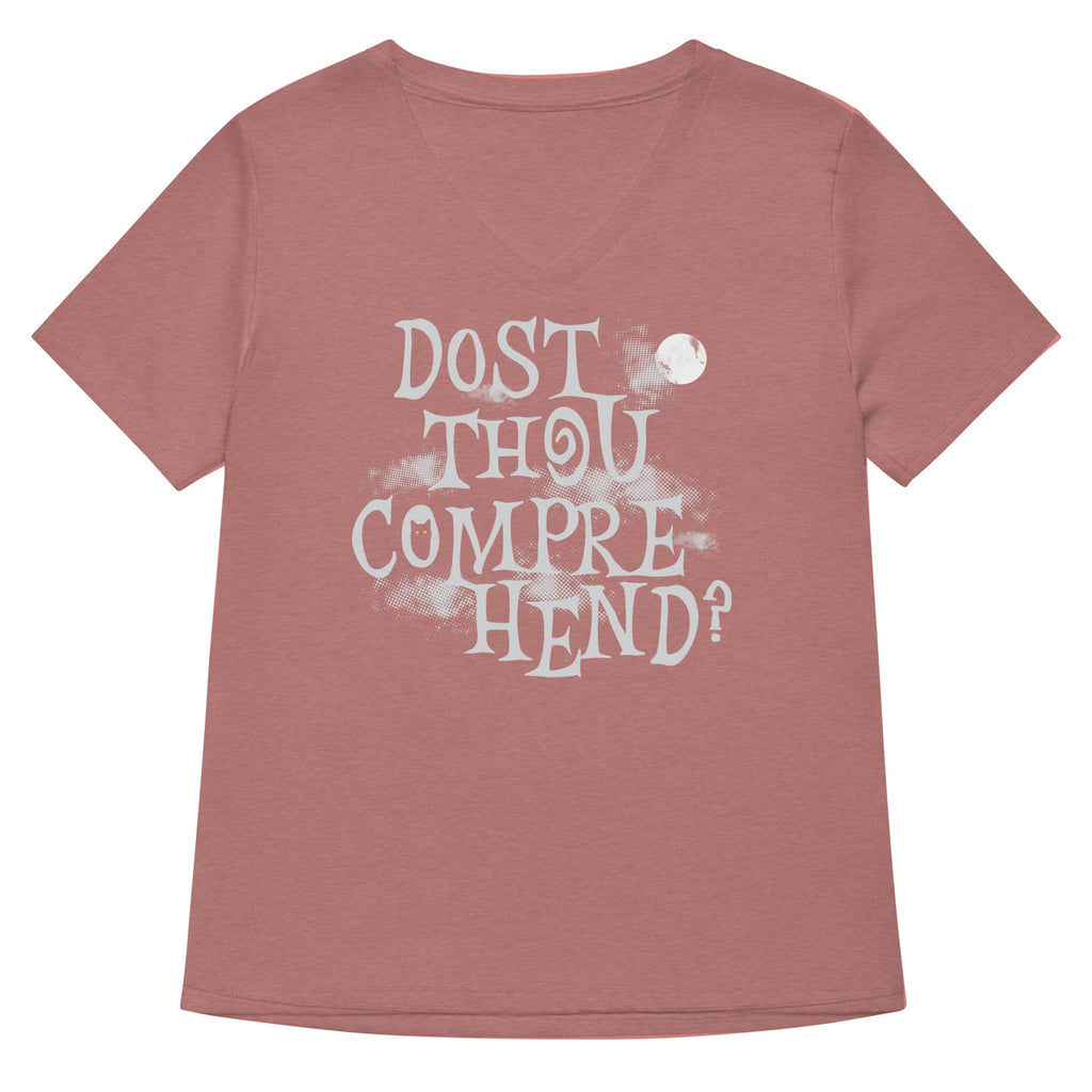 Dost Thou Comprehend? Women's V-Neck Tee product image 5