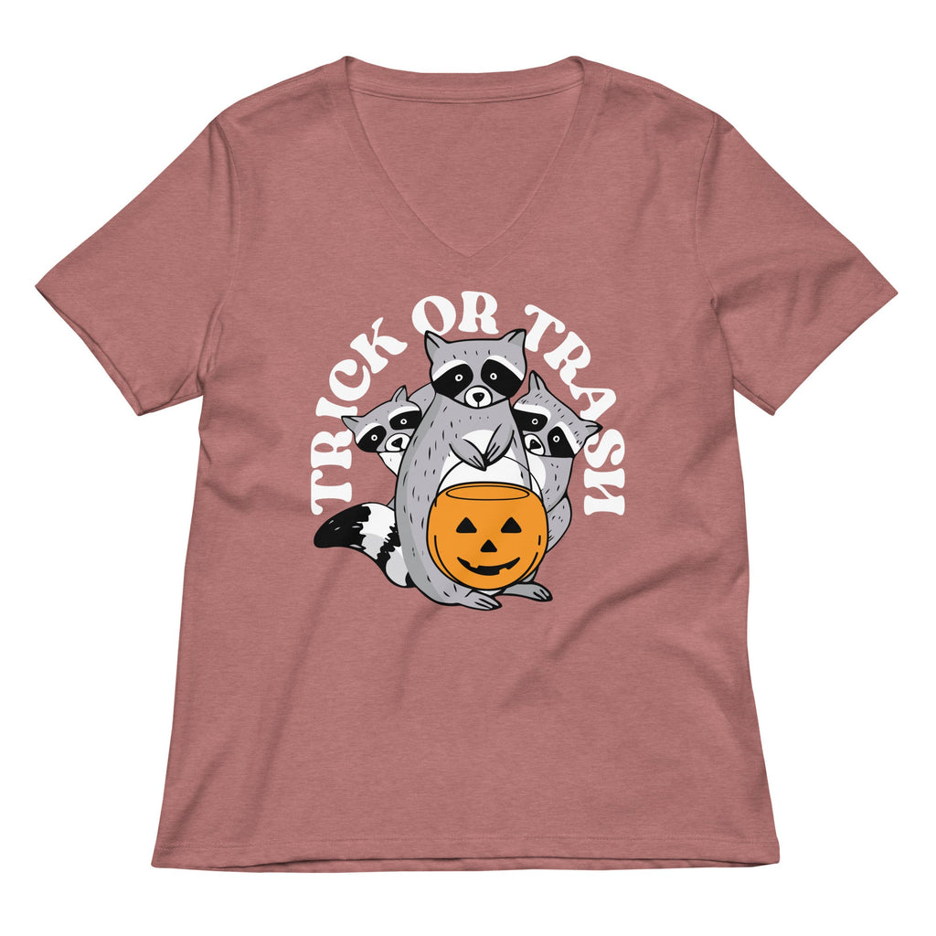 Trick Or Trash Women's V-Neck Tee product image 2