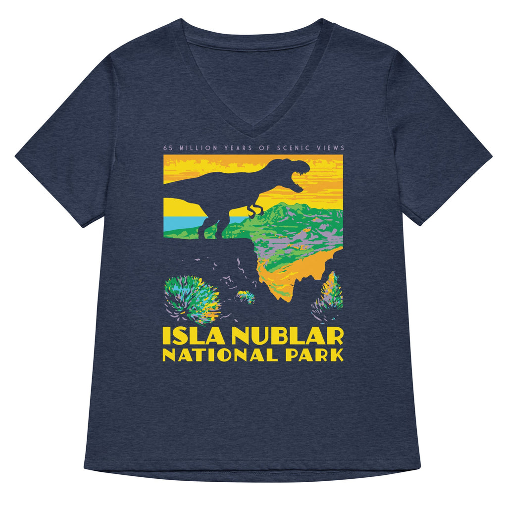 Isla Nublar National Park Women's V-Neck Tee product image 2