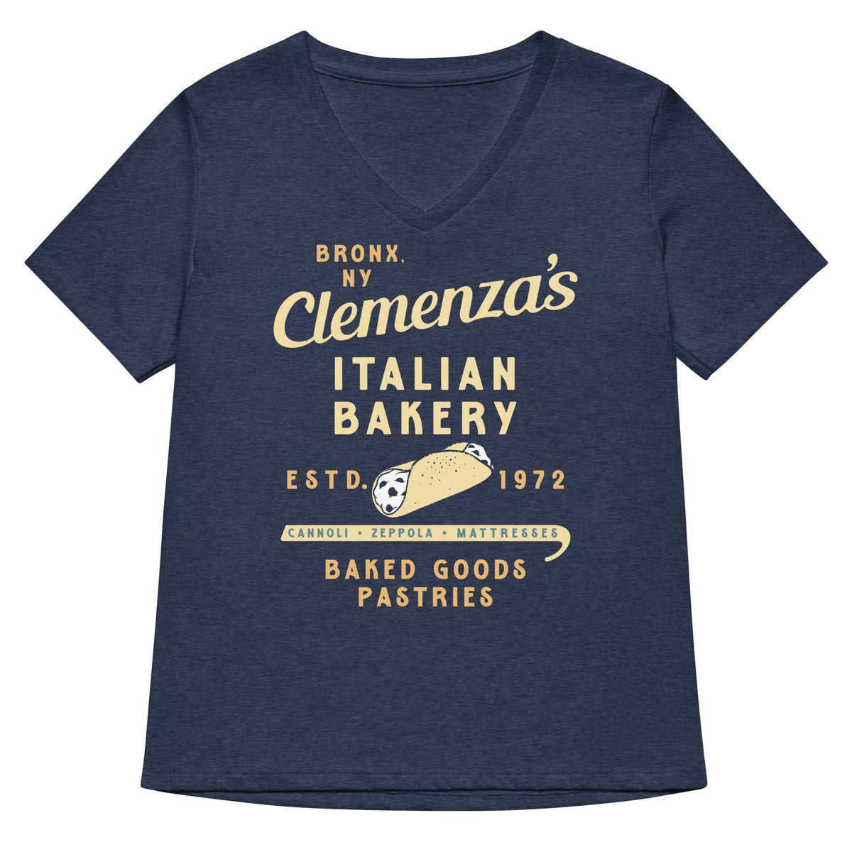 Clemenza's Italian Bakery Women's V-Neck Tee product image 2