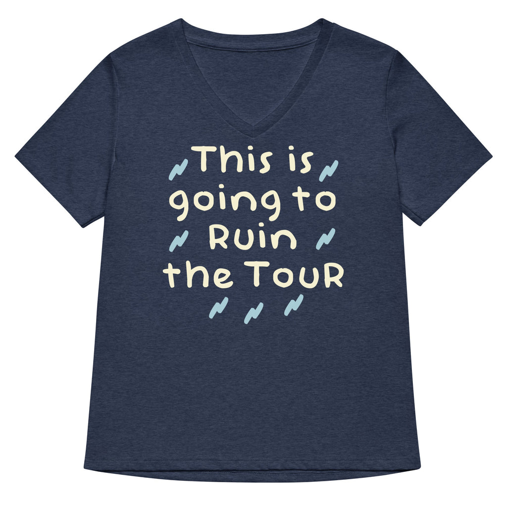 This Is Going To Ruin The Tour Women's V-Neck Tee product image 2