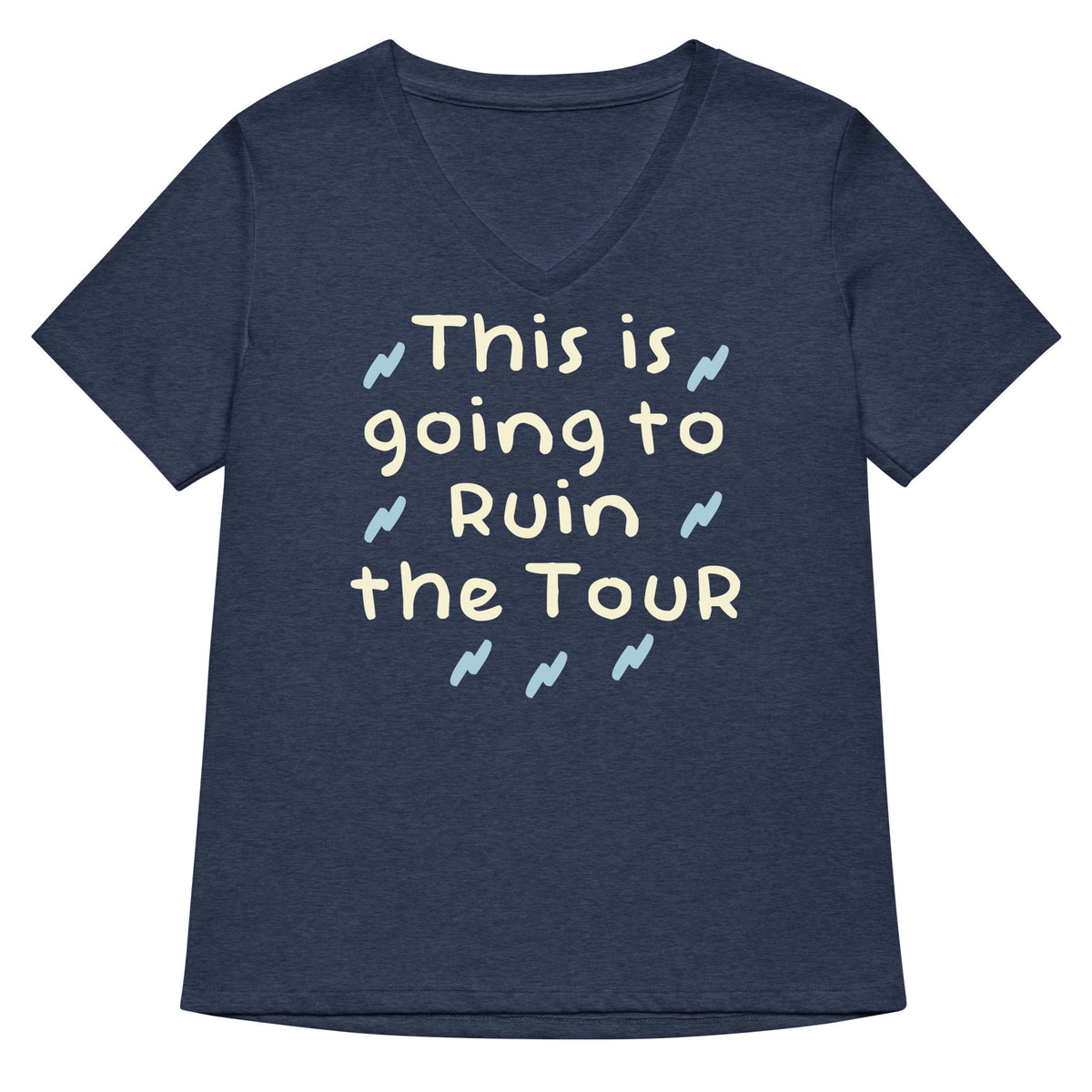 This Is Going To Ruin The Tour Women's V-Neck Tee product image 2