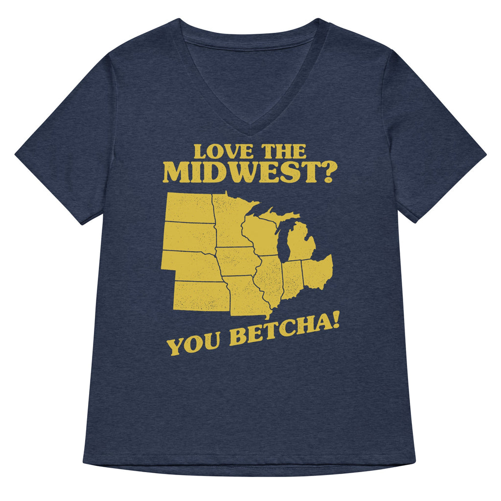 Love The Midwest? You Betcha! Women's V-Neck Tee product image 3