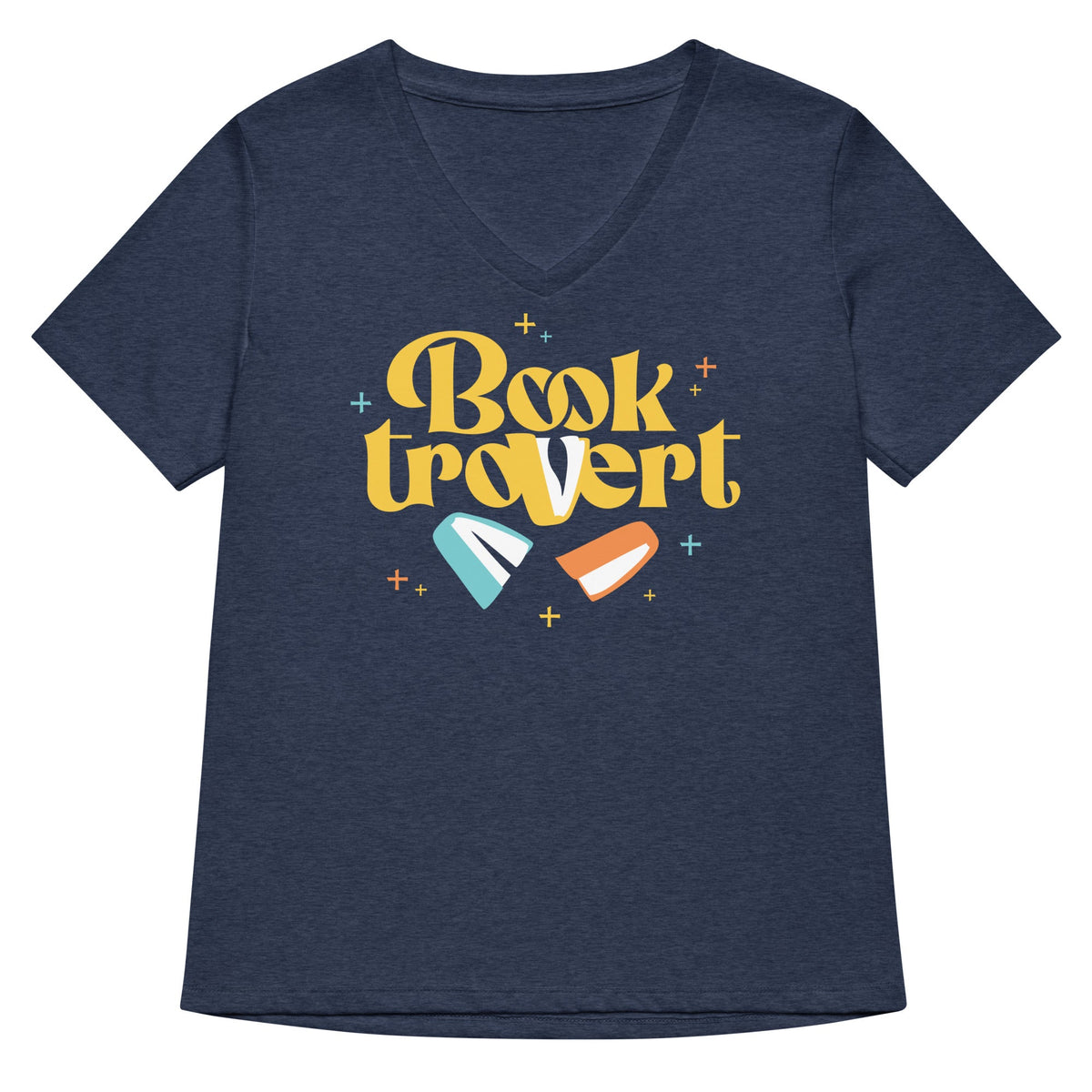 Booktrovert Women's V-Neck Tee product image 3
