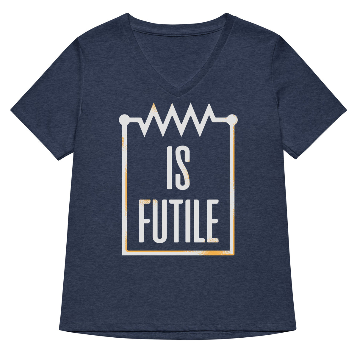 Resistor Is Futile Women's V-Neck Tee product image 3