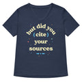 But Did You Cite Your Sources Women's V-Neck Tee product image 1