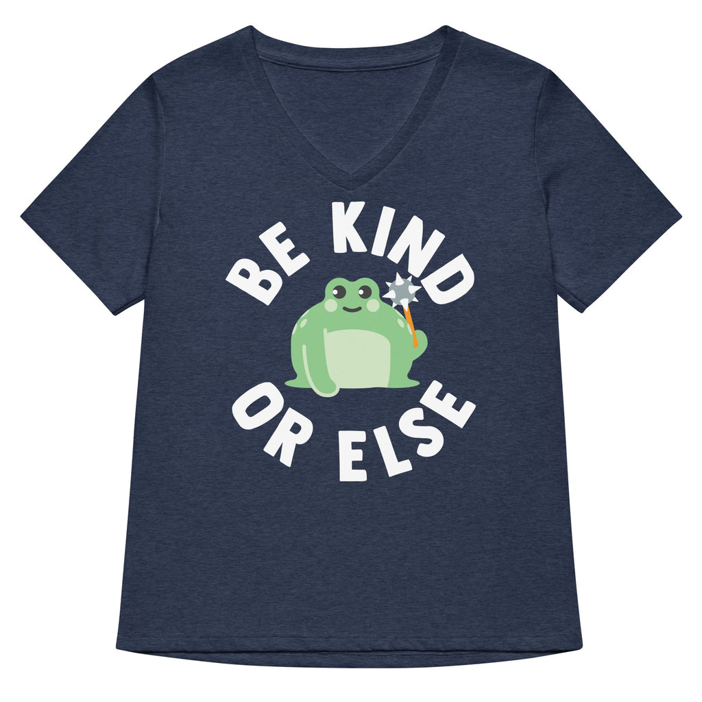 Be Kind Or Else Women's V-Neck Tee product image 1
