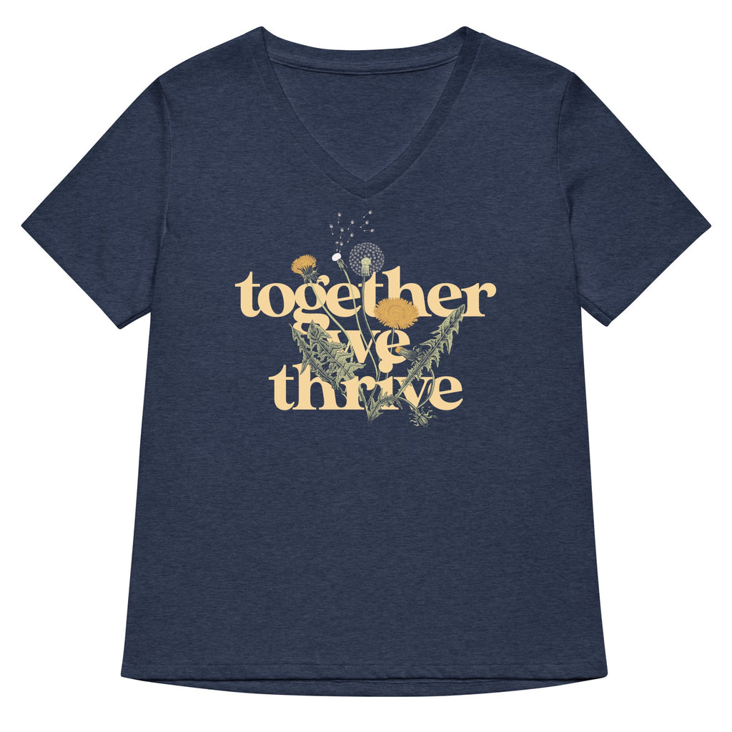 Together We Thrive Women's V-Neck Tee product image 2