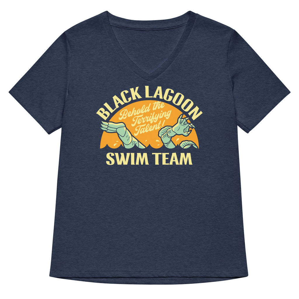 Black Lagoon Swim Team Women's V-Neck Tee product image 1