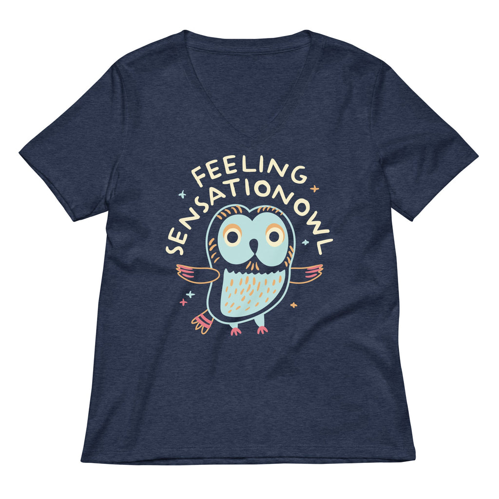 Feeling Sensationowl Women's V-Neck Tee product image 3