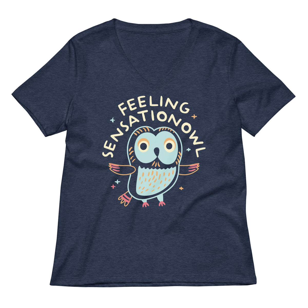 Feeling Sensationowl Women's V-Neck Tee product image 3