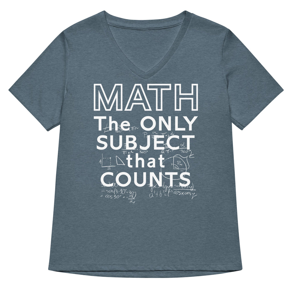 Math The Only Subject That Counts Women's V-Neck Tee product image 4