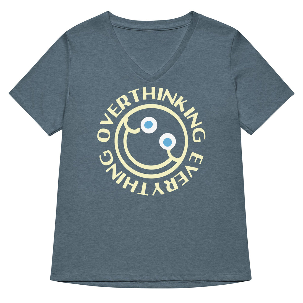 Overthinking Everything Women's V-Neck Tee product image 1