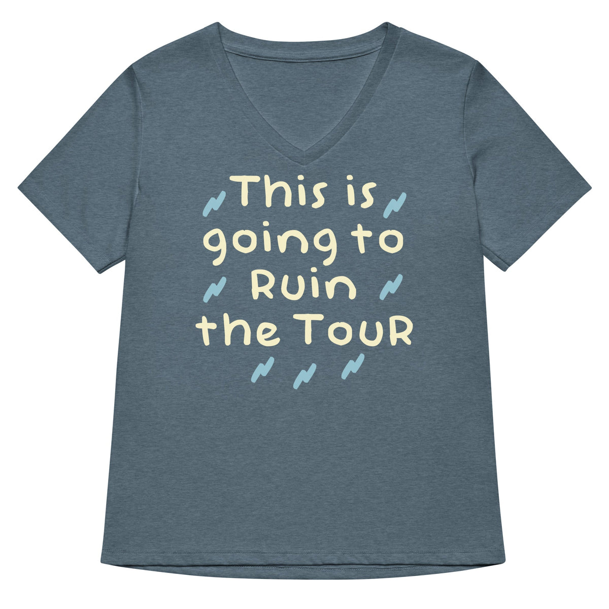 This Is Going To Ruin The Tour Women's V-Neck Tee product image 4
