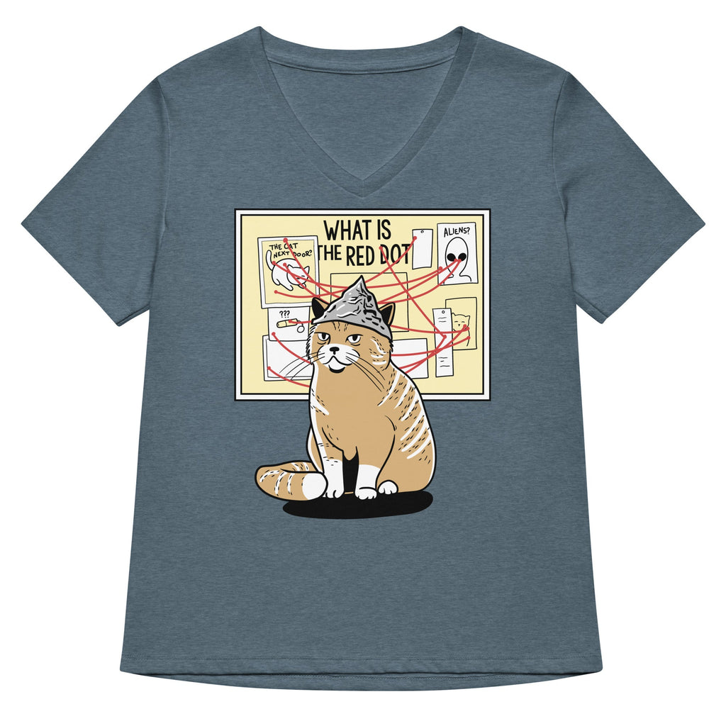 What Is The Red Dot? Women's V-Neck Tee product image 1
