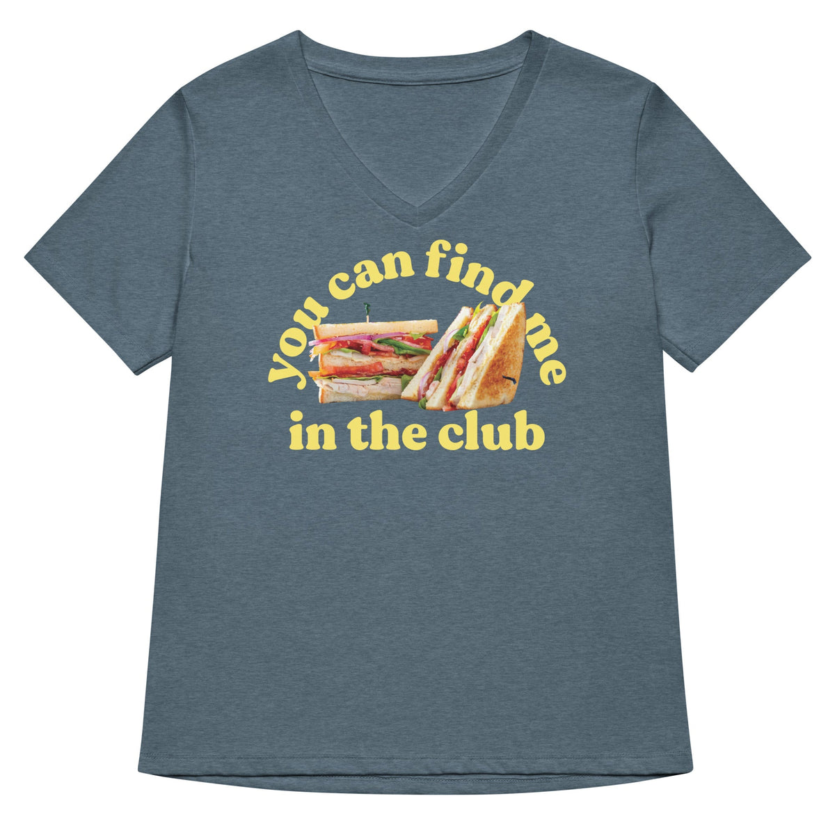 You Can Find Me In The Club Women's V-Neck Tee product image 1