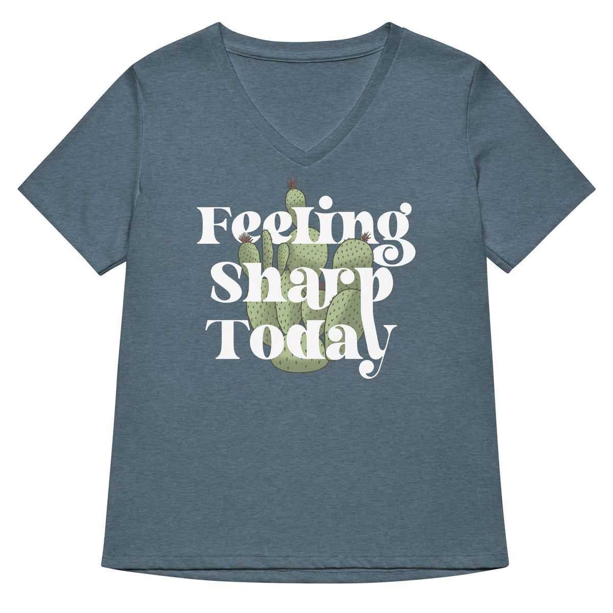 Feeling Sharp Today Women's V-Neck Tee product image 1