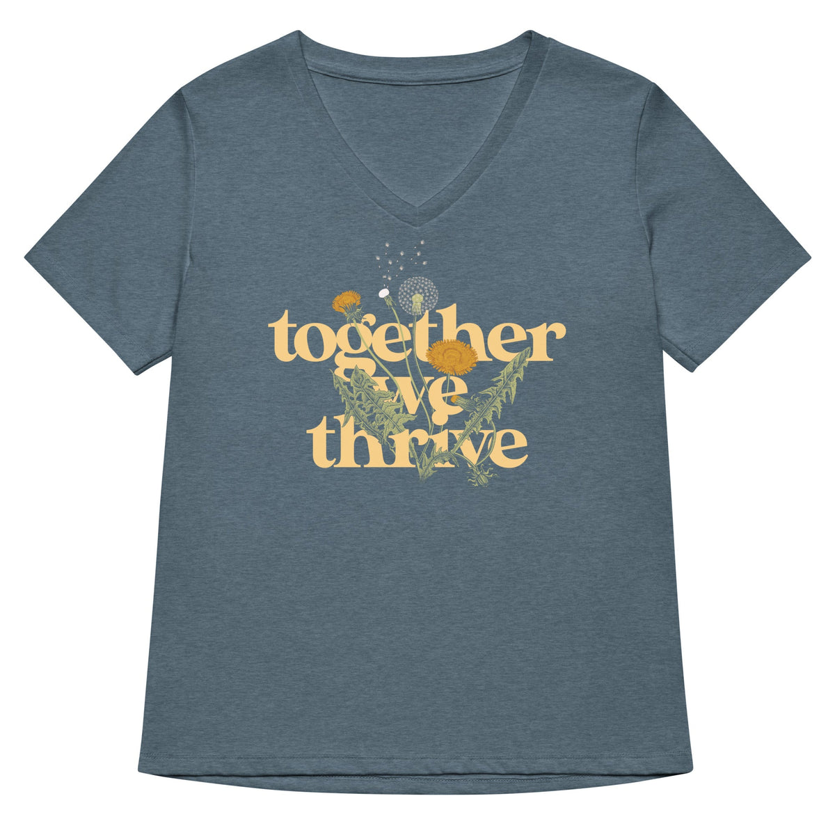 Together We Thrive Women's V-Neck Tee product image 4