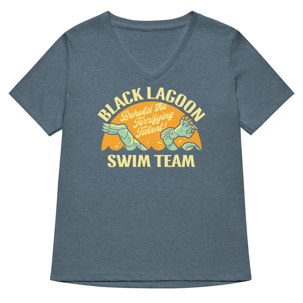 Black Lagoon Swim Team Women's V-Neck Tee product image 4