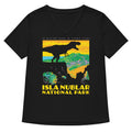 Isla Nublar National Park Women's V-Neck Tee product image 1
