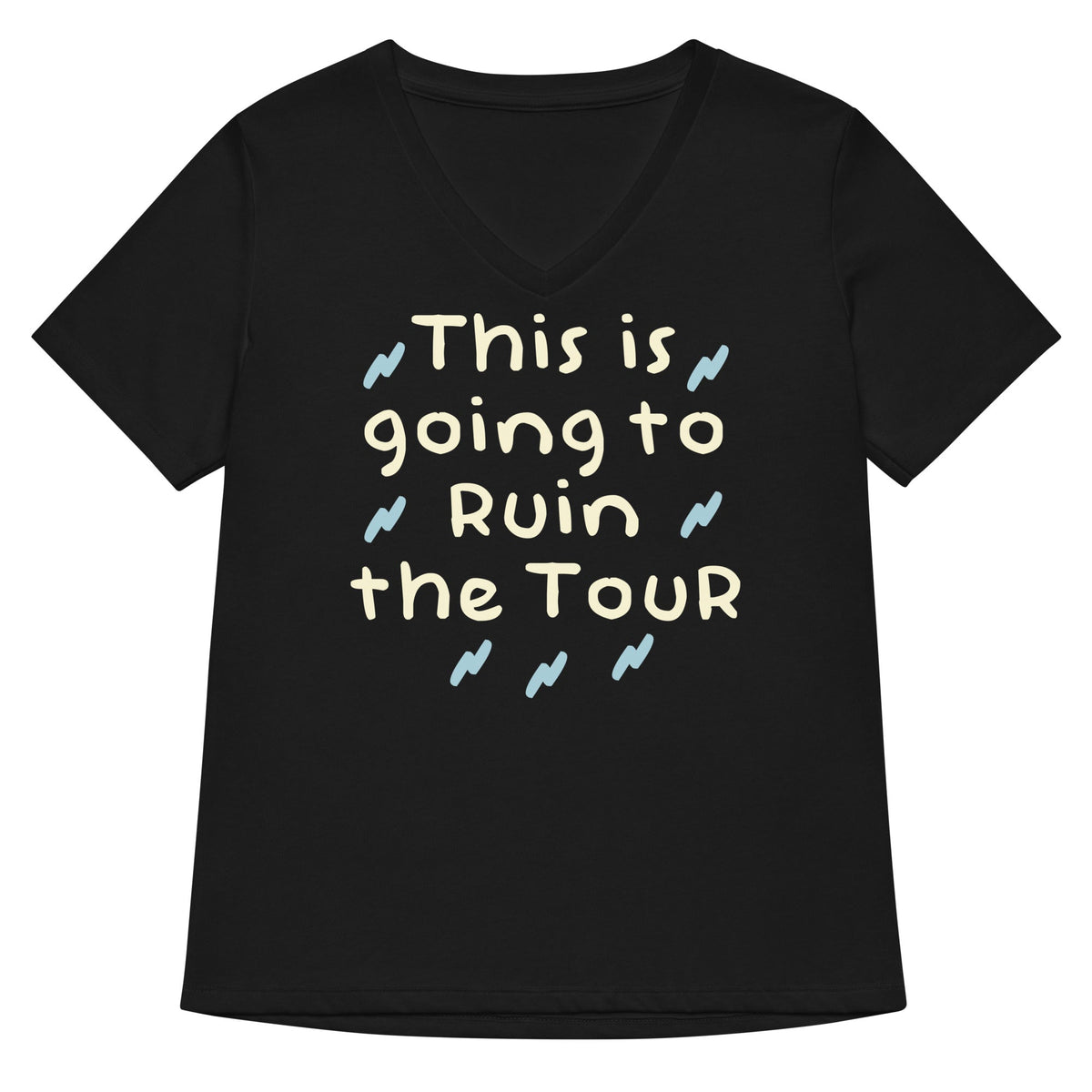 This Is Going To Ruin The Tour Women's V-Neck Tee product image 3