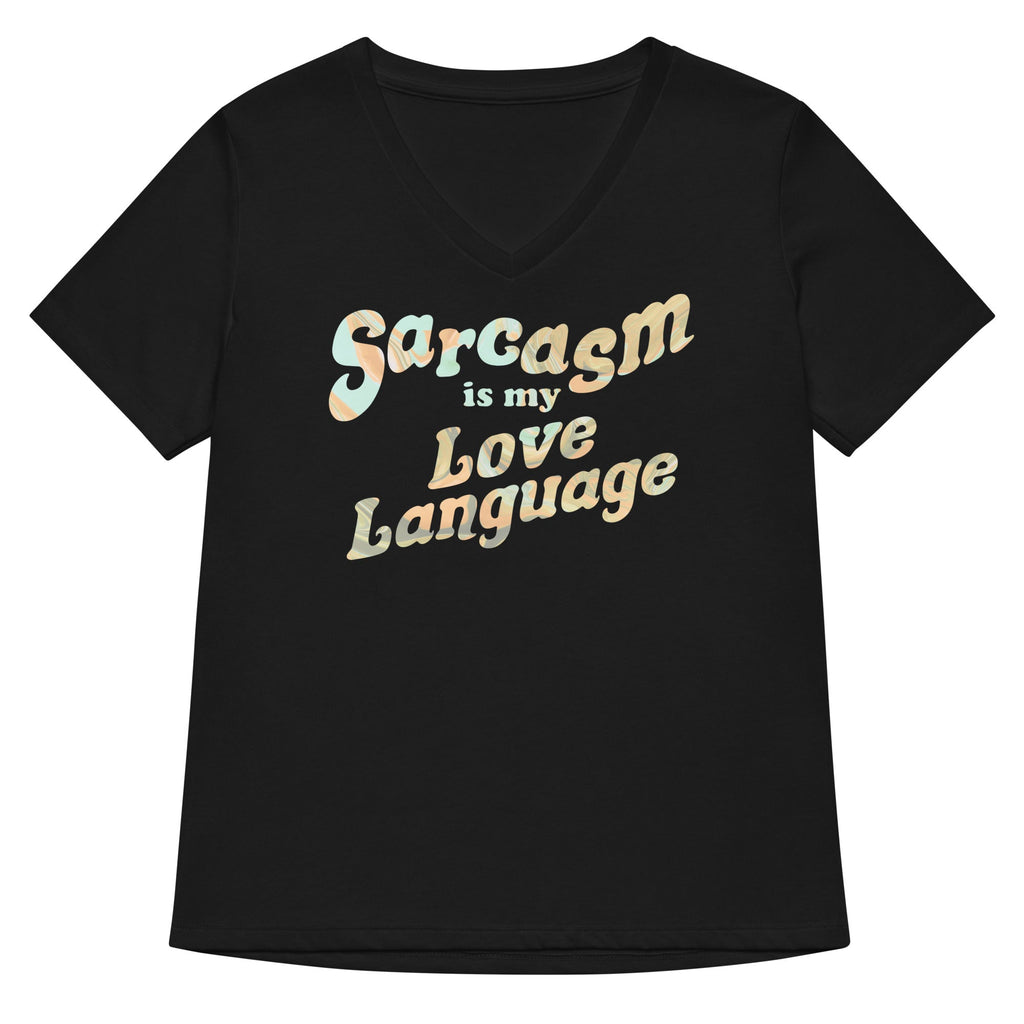 Sarcasm Is My Love Language Women's V-Neck Tee product image 1