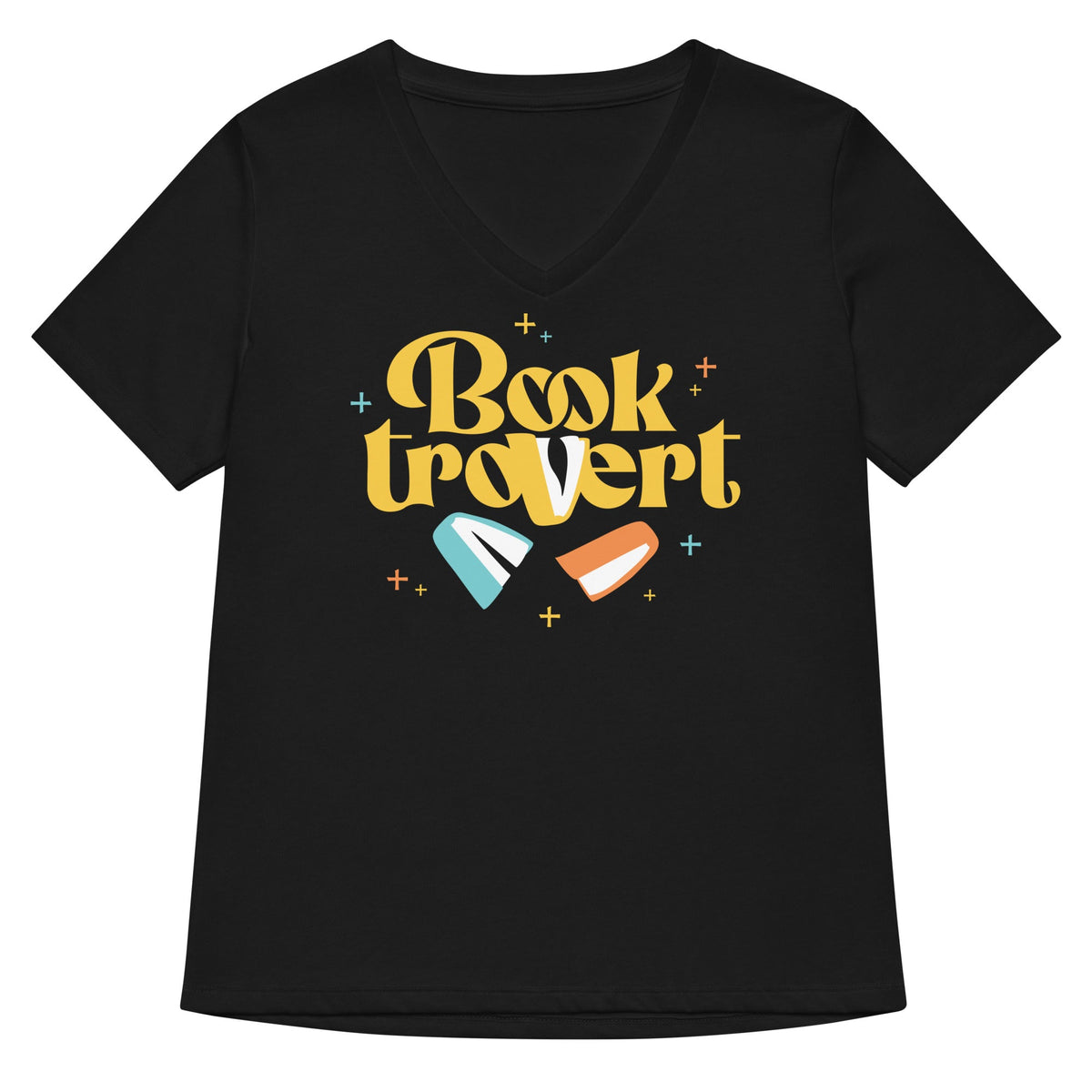 Booktrovert Women's V-Neck Tee product image 2