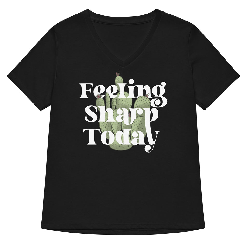 Feeling Sharp Today Women's V-Neck Tee product image 2