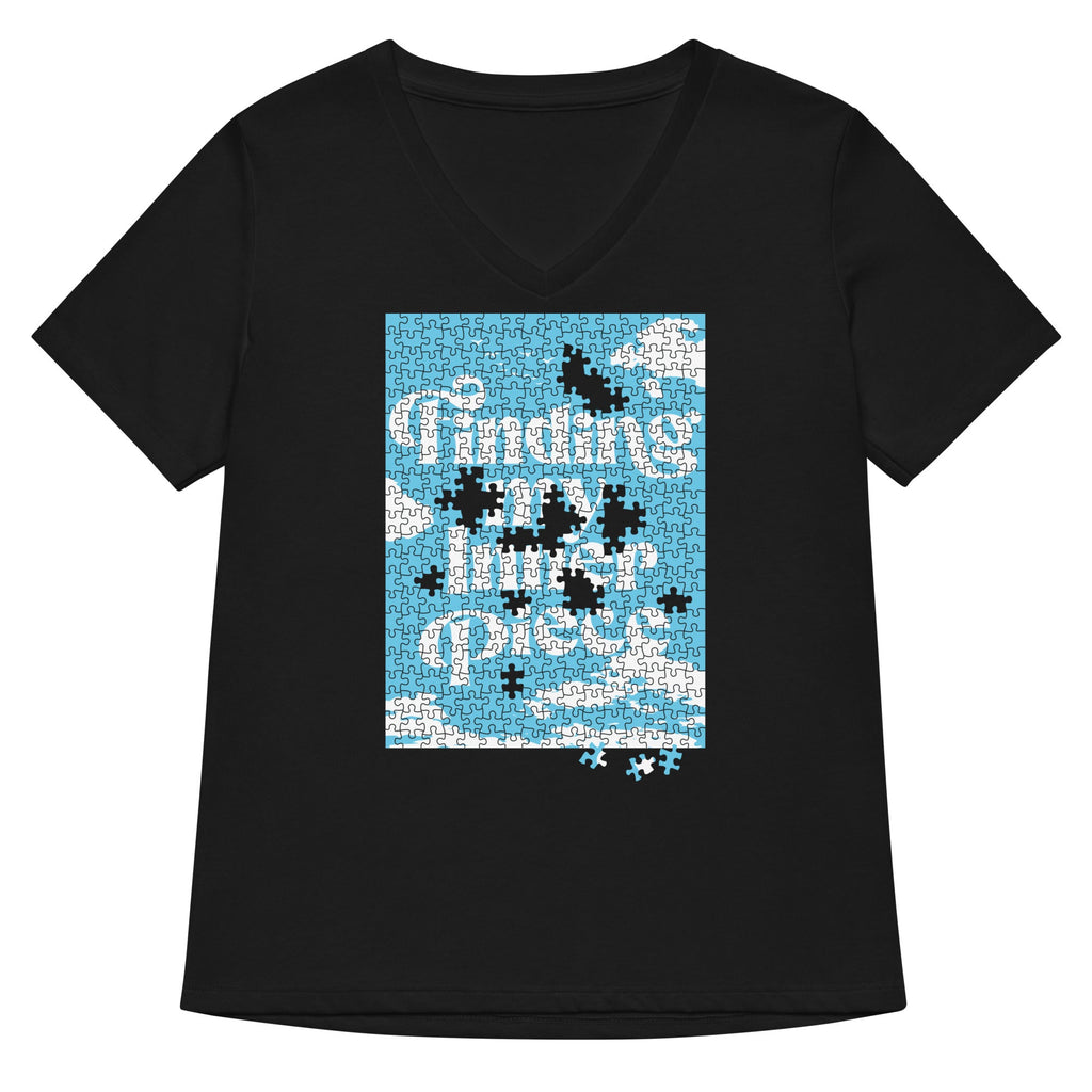 Finding My Inner Piece Women's V-Neck Tee product image 2