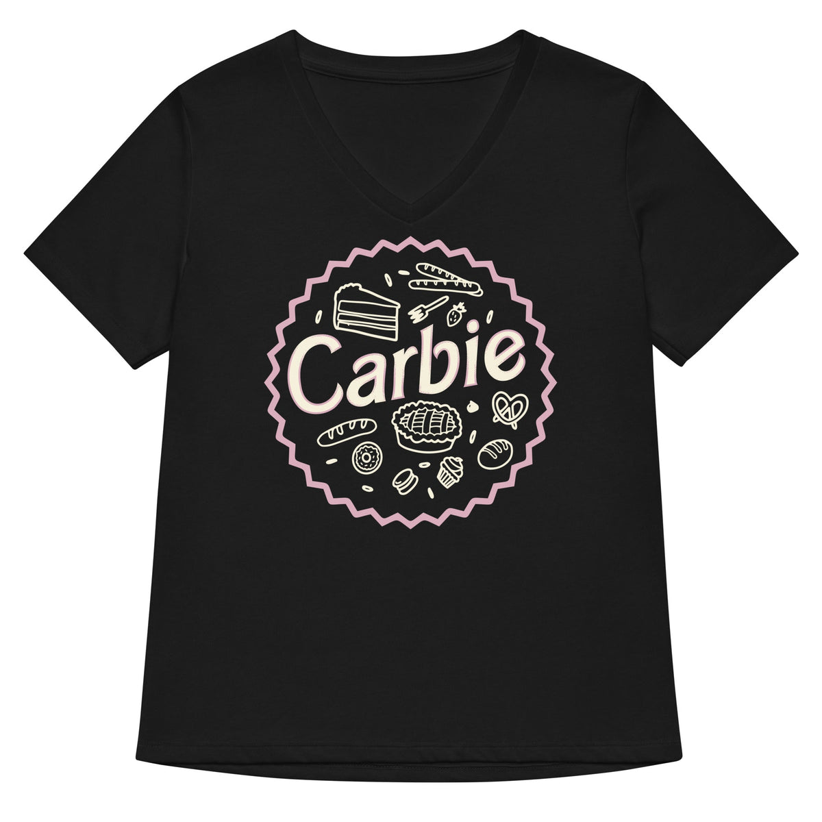 Carbie Women's V-Neck Tee product image 2