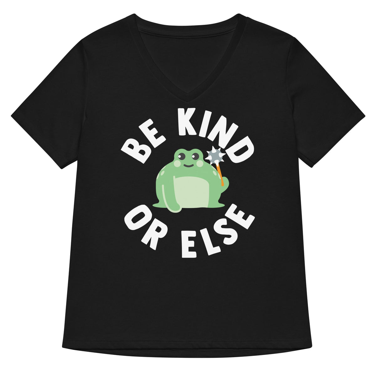 Be Kind Or Else Women's V-Neck Tee product image 2