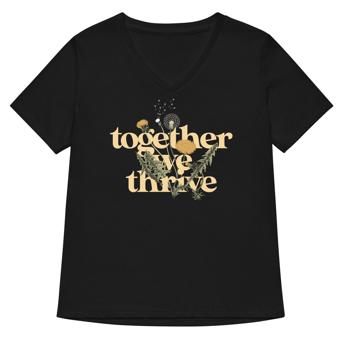 Together We Thrive Women's V-Neck Tee product image 1