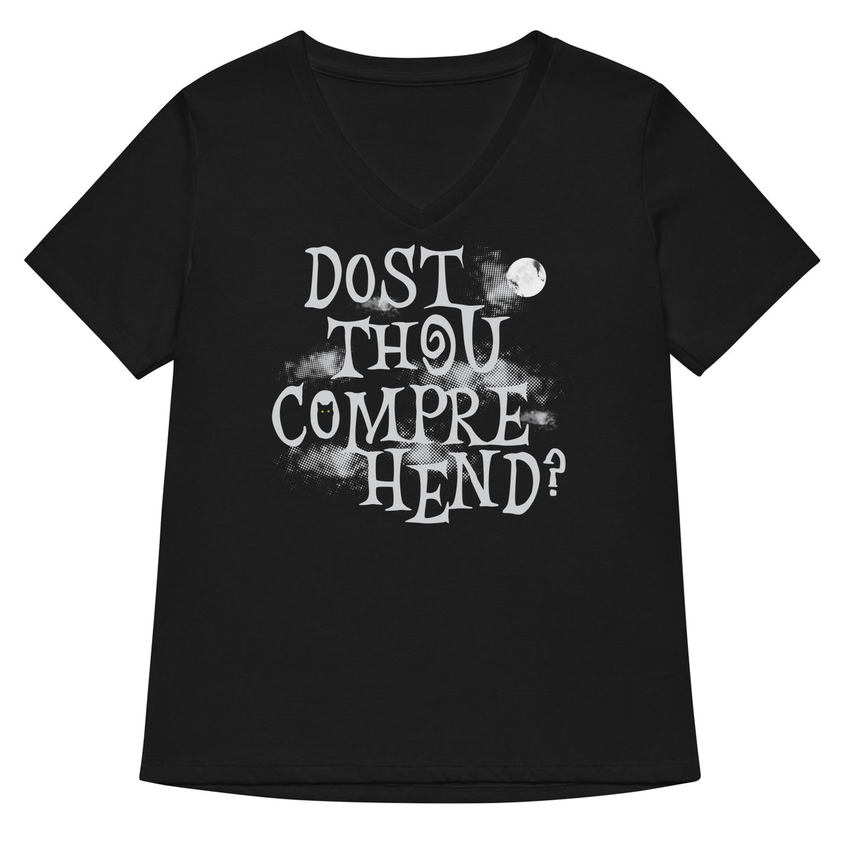 Dost Thou Comprehend? Women's V-Neck Tee product image 2