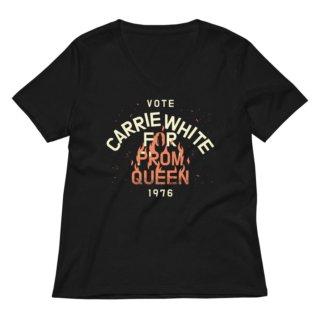 Vote Carrie White For Prom Queen Women's V-Neck Tee product image 1