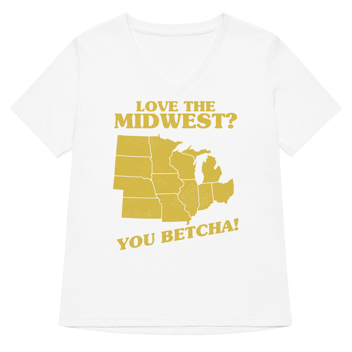Love The Midwest? You Betcha! Women's V-Neck Tee product image 6