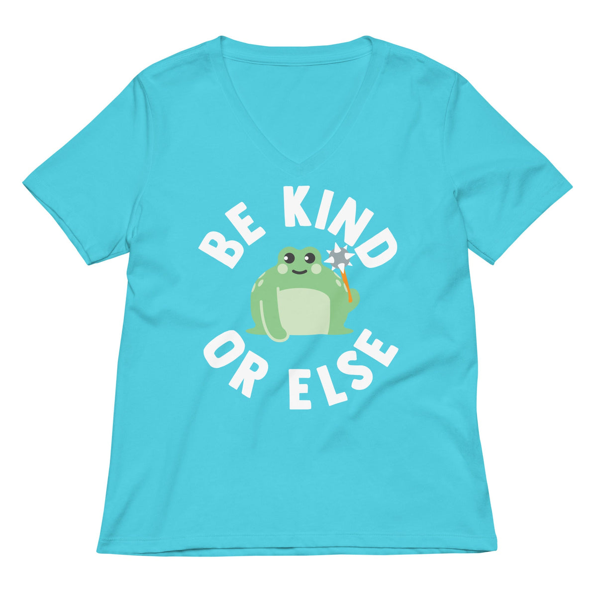 Be Kind Or Else Women's V-Neck Tee product image 7