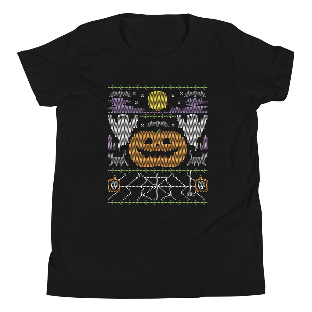 Ugly Halloween Sweater Kid's Youth Tee product image 1