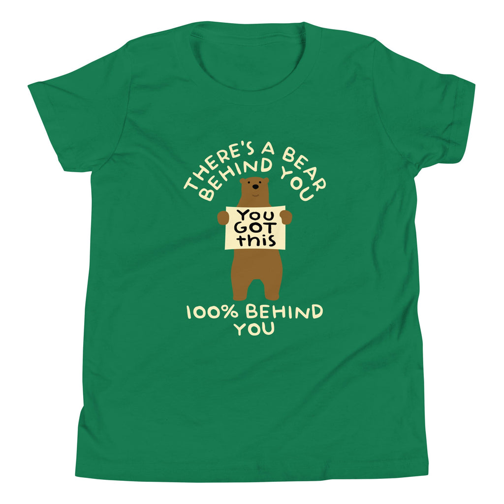 There's A Bear Behind You, 100% Kid's Youth Tee product image 6