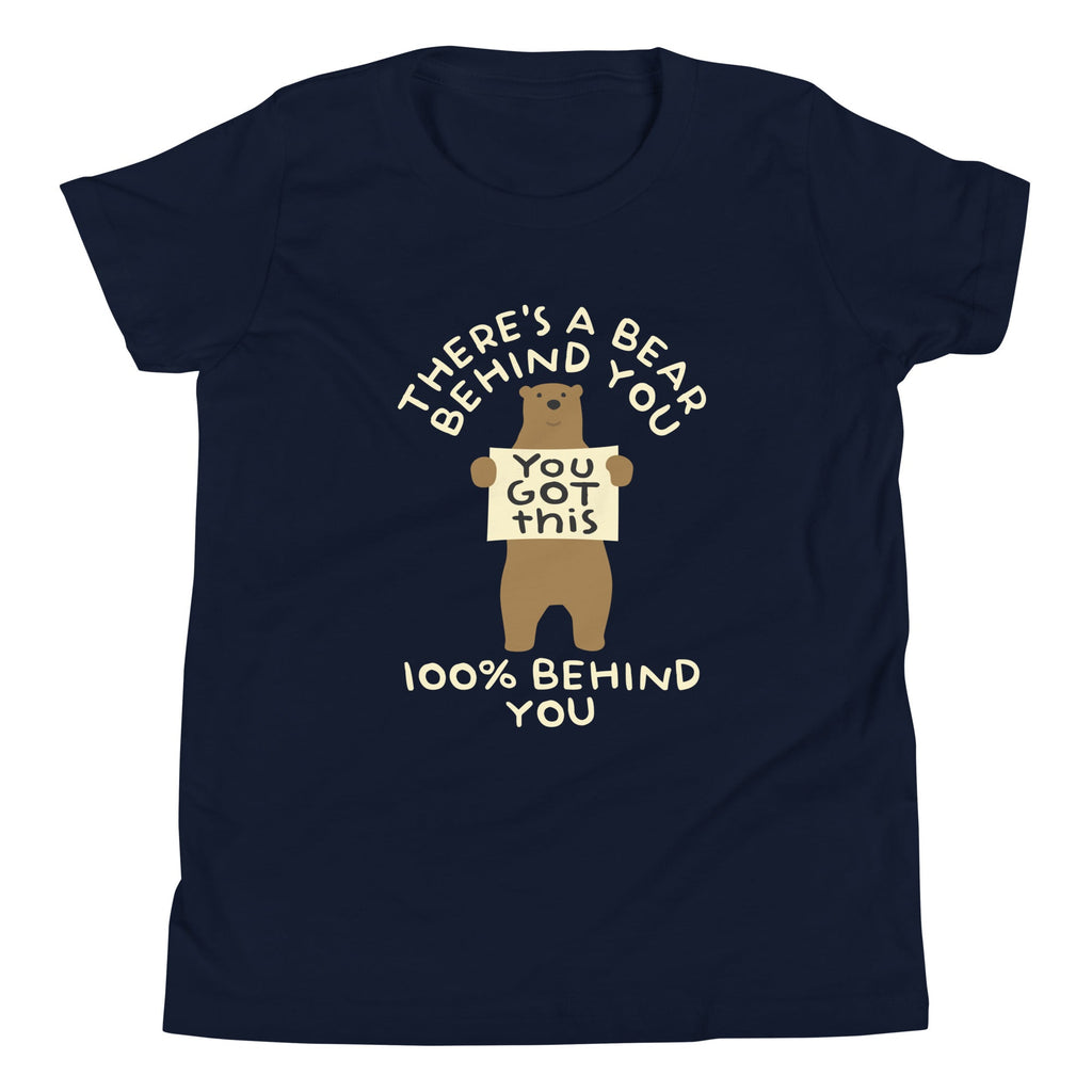 There's A Bear Behind You, 100% Kid's Youth Tee product image 3